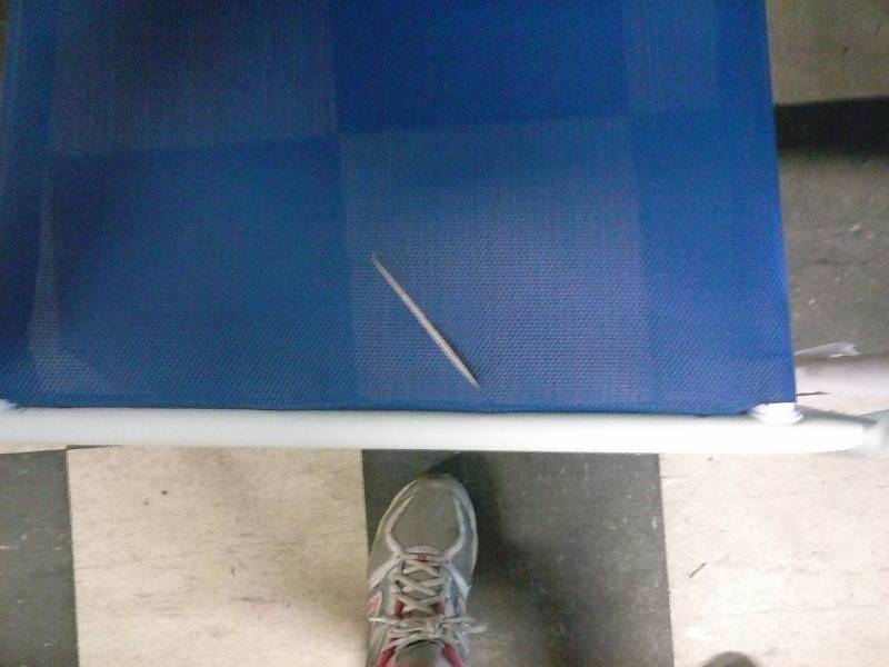 4 Outdoor mesh chairs