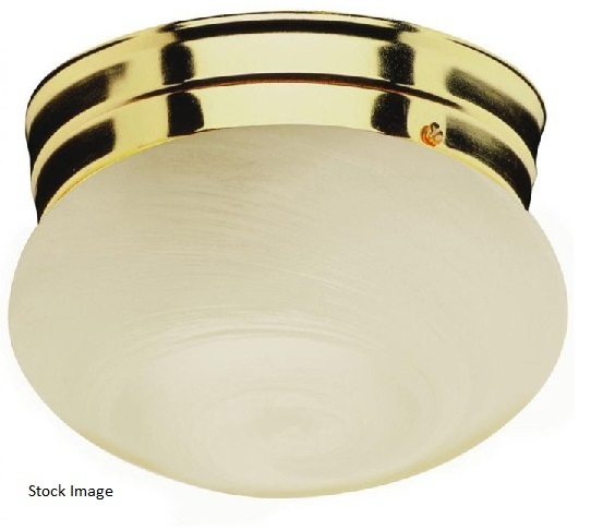 Ceiling Light in Polished Brass II