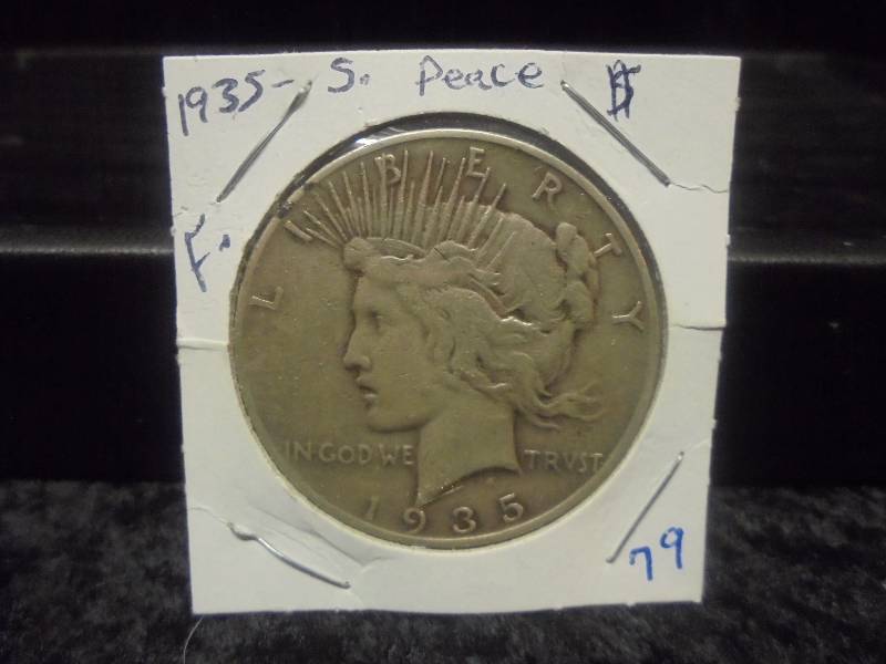 1935-S Peace Silver Dollar