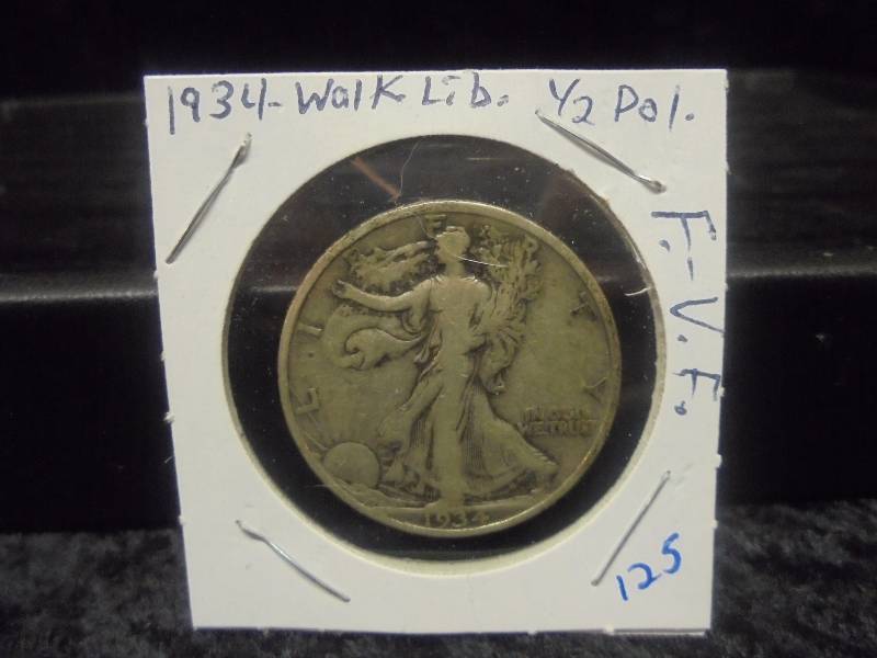 1934 Walking Liberty Half Dollar