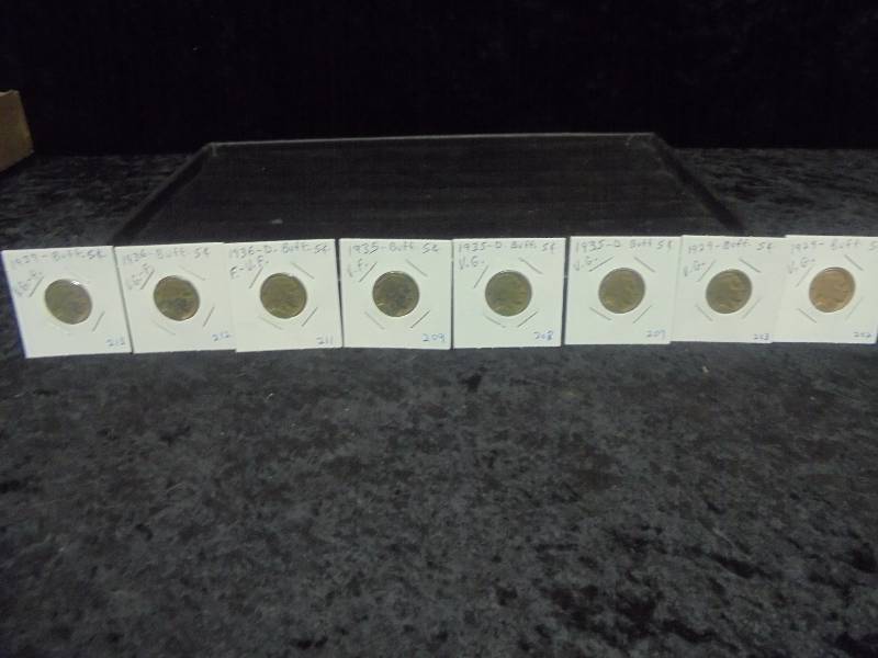 Lot - Buffalo Nickels, Misc Dates