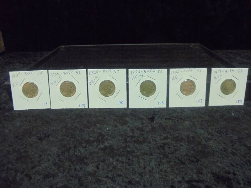 Lot - Buffalo Nickels, Misc Dates