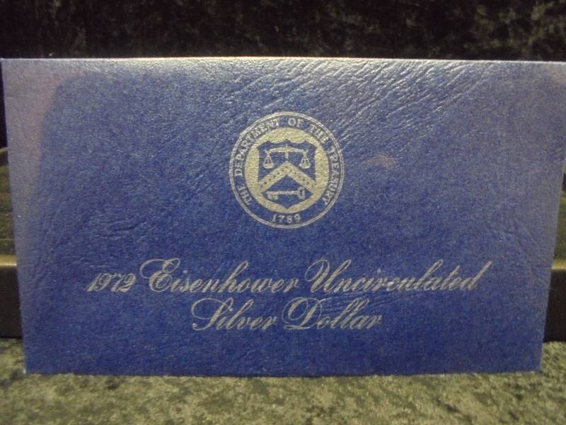 1972 Eisenhower Uncirculated SILVER Dollar