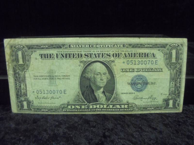 1935E $1 Silver Certificate