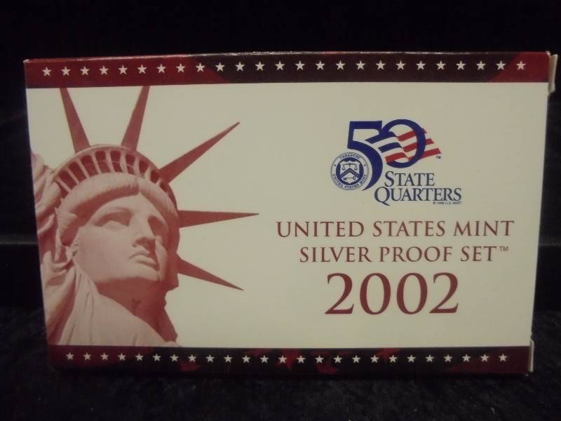 2002 US Mint SILVER Proof Set