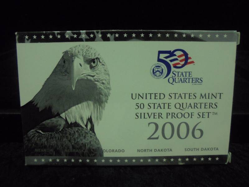 2006 US Mint 50 State Quarters SILVER Proof Set