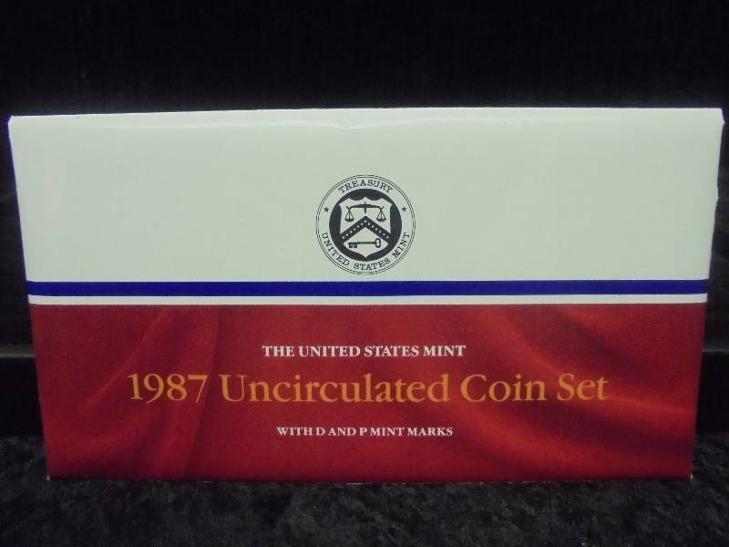 1987 Uncirculated Coin Set