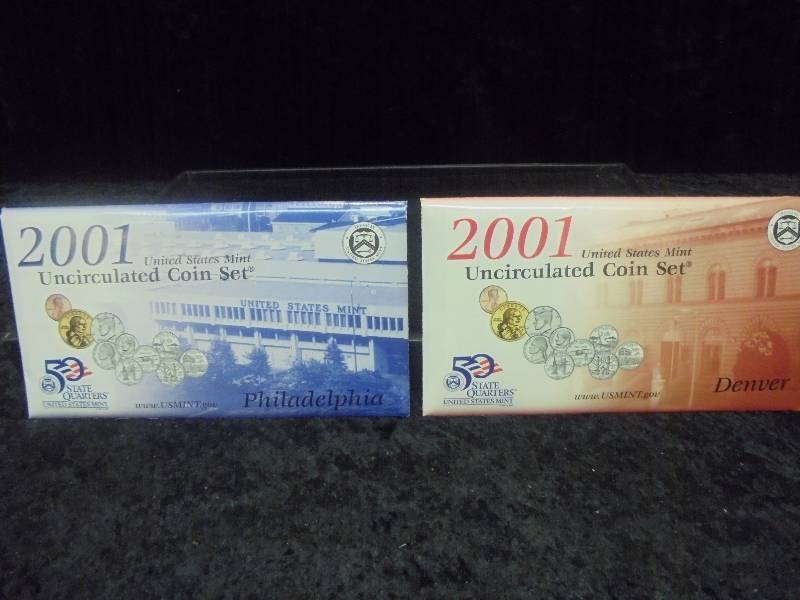 2001 Uncirculated Coin Set