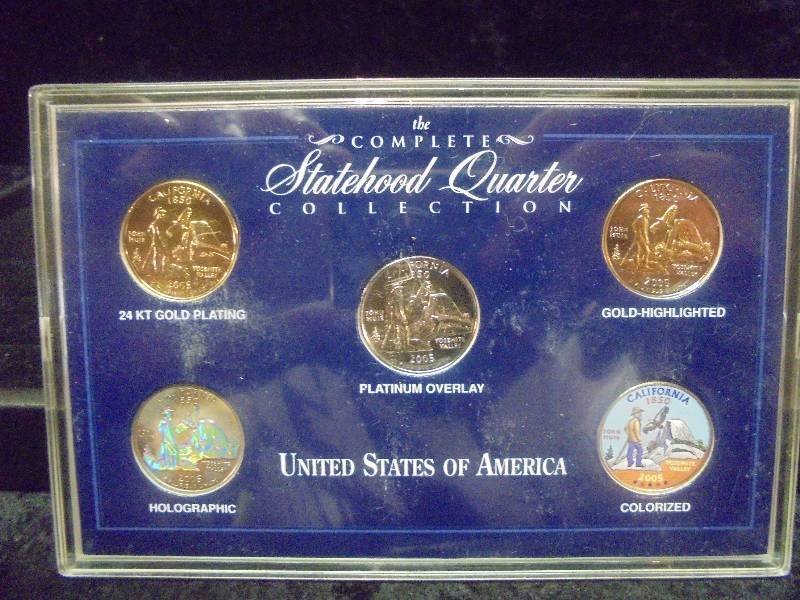 Statehood Quarter Collection in Case