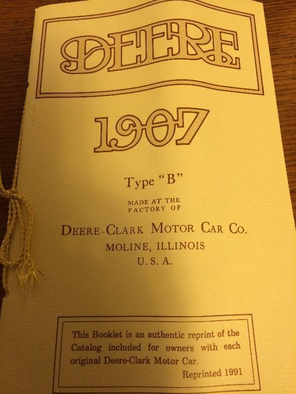 1907 John Deere Die Cast Car