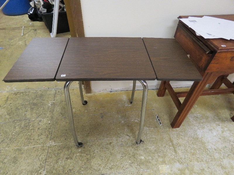 Drop side table