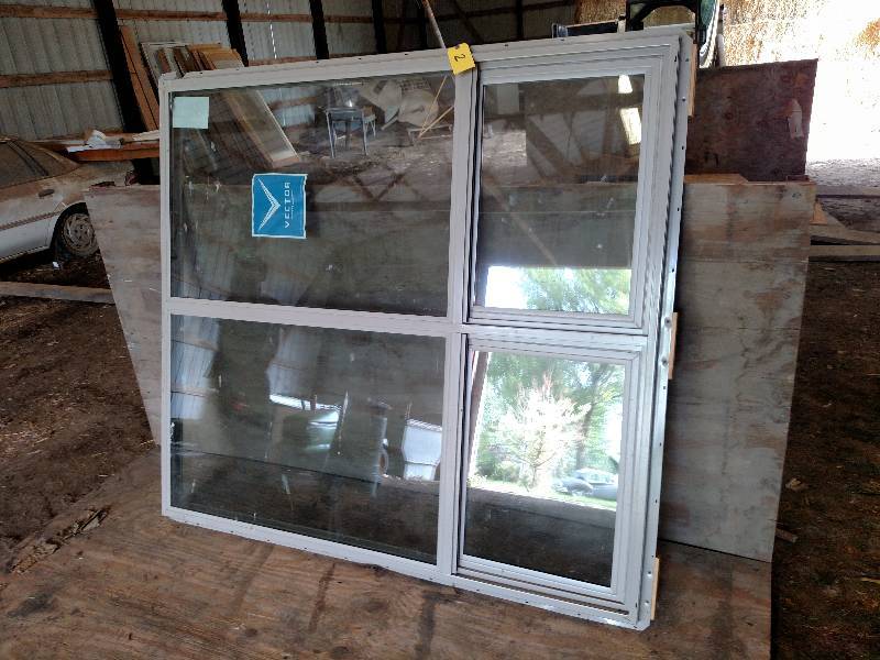 Vinyl Window, Approx. 59.5 x 65...