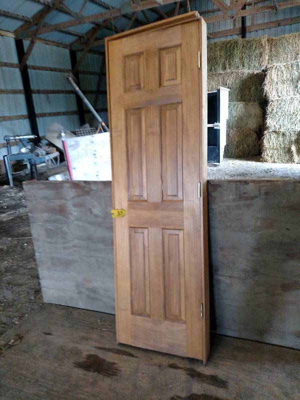 Pine Panel Door, Approx. 25.5 x 82...