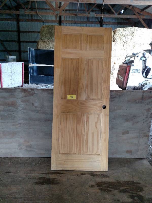 Pine Panel Door, Approx. 32 x 80...