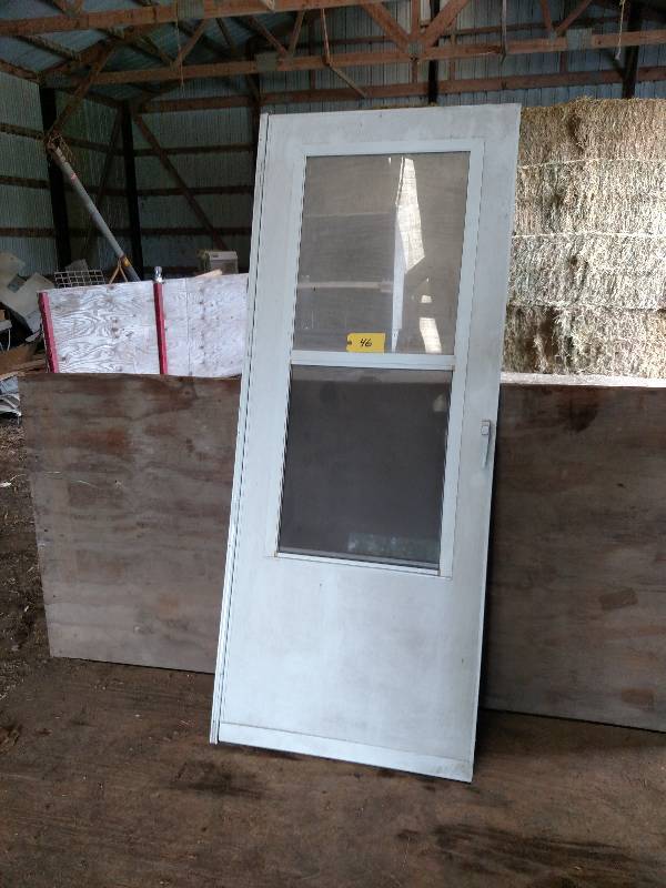 Aluminum Screen Door, Approx. 31.5 ...