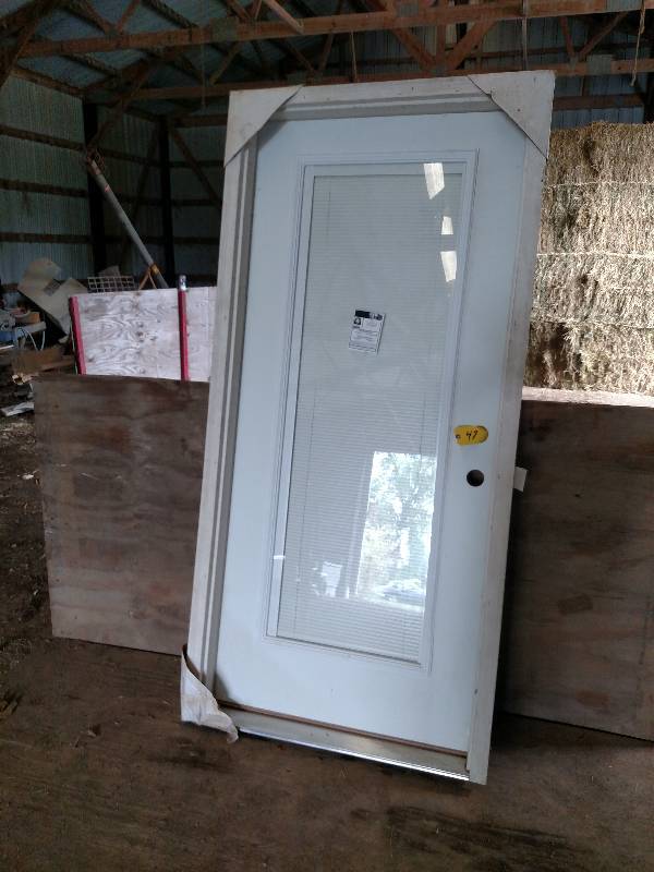 Steel Entry Door with Mini Blind, A...