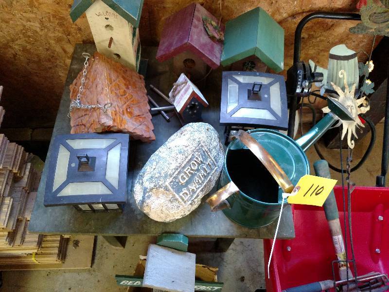 Asstd Garden Tools & Bird Houses...