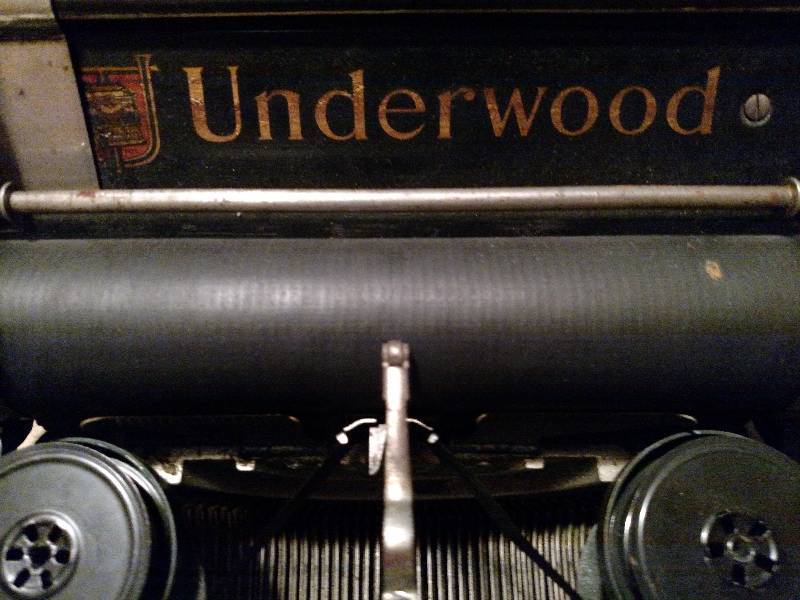 Vintage Underwood Type Writer...