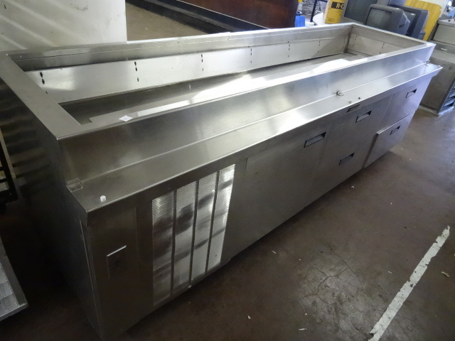 lot 8 image: Delfield Wrapped Rail Cooler