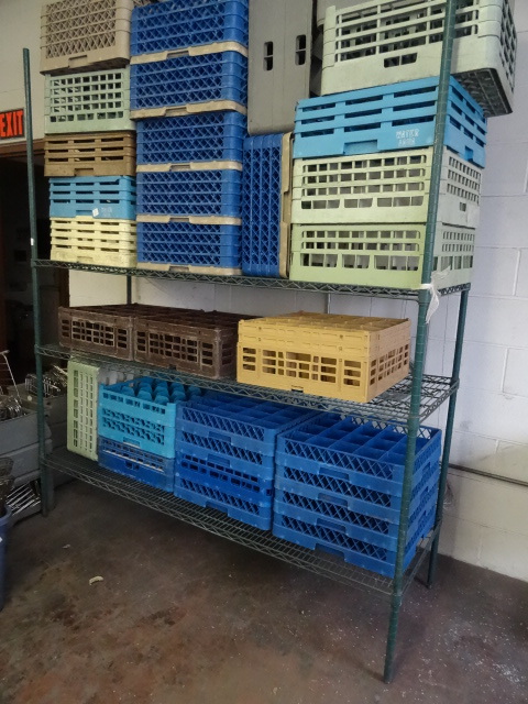 lot 23 image: Wire Shelving Unit 72 X 24 X 87