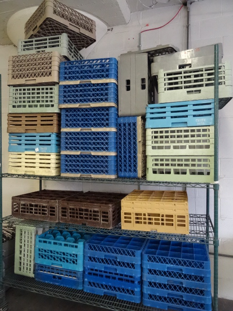 lot 24 image: Misc Dish Washer Racks Qty 35