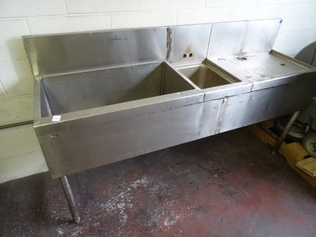 lot 27 image: Bar Sink With Ice Bin. Perlick
