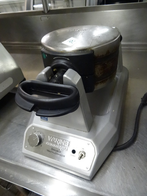 lot 102 image: Waring Commercial Double Waffle