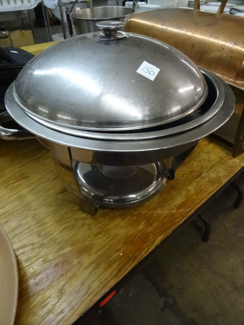 lot 150 image: Round Chaffing Pan