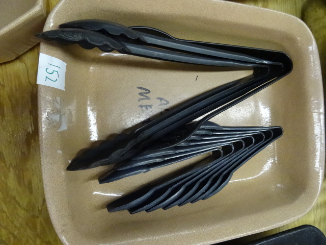 lot 152 image: Tongs in Bon Chef Container