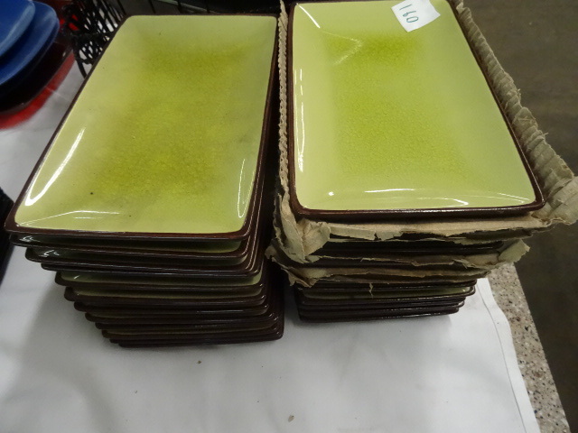lot 160 image: Brand New Sushi Plates 9 X 5 Qty 24