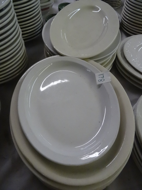 lot 178 image: 2 Stacks of Oval Plates