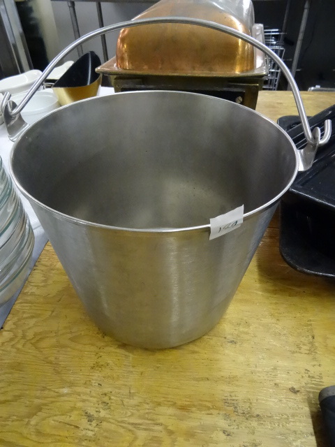 lot 189 image: Stainless Bucket with Handle
