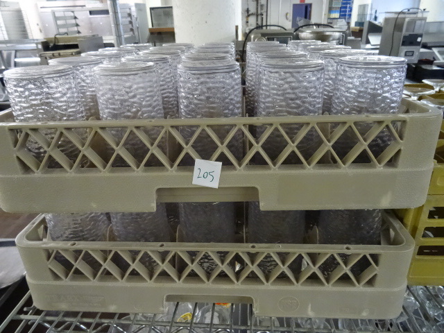 lot 205 image: Plastic Water Glasses Qty 50