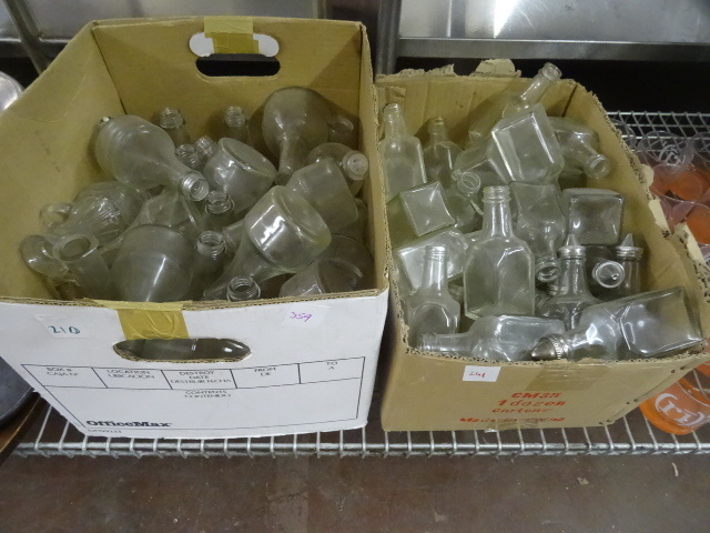 lot 210 image: Vinegar Bottles No Tops