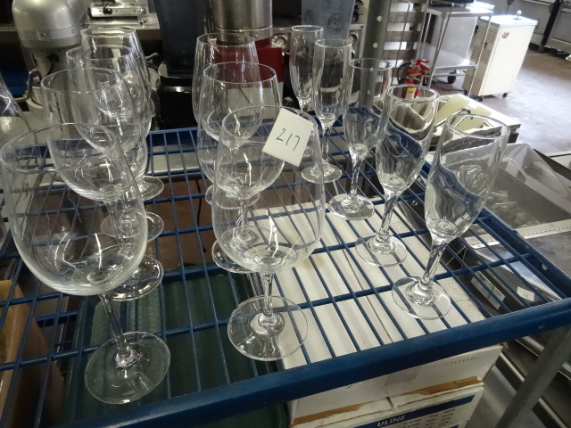 lot 217 image: Misc Wine Glasses