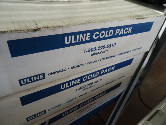 lot 218 image: Uline Cold Packs S-12762  Qty 18
