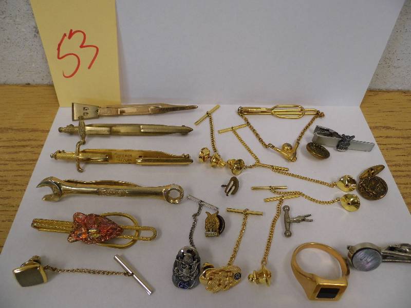 Mens Ring - Tie Tacks - Cuff Links