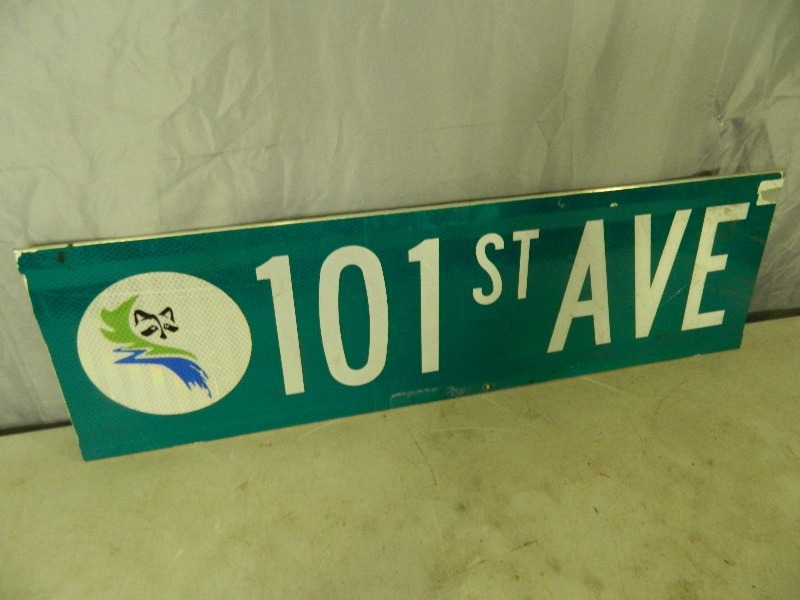 lot 70 image: Aluminum Street Sign