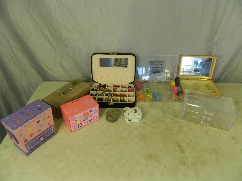 lot 90 image: Jewlery Boxes and Contents