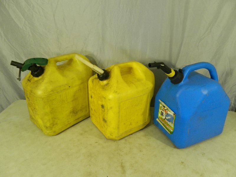lot 97 image: 3 Diesel  Gas Cans