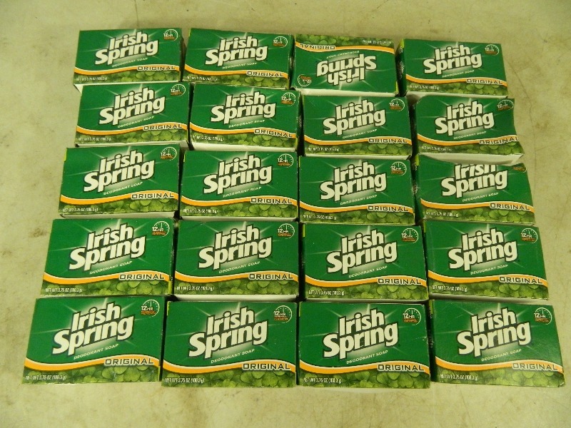 lot 114 image: New Irish Spring Soap