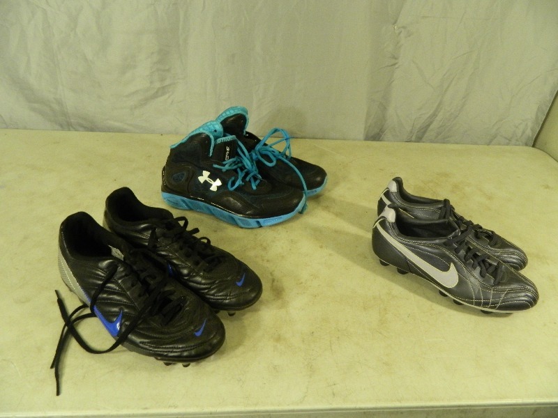 lot 131 image: Under Armour Sneakers and Nike Cleats