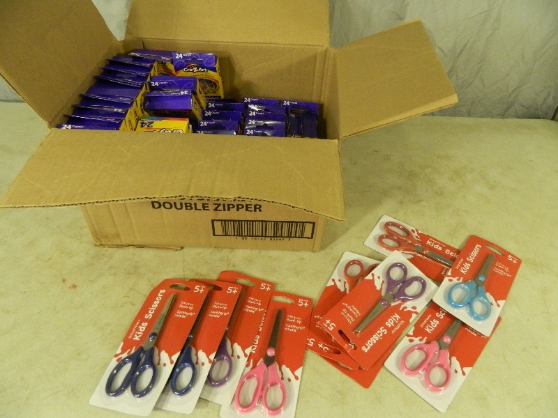 lot 181 image: New Crayons and Scissors