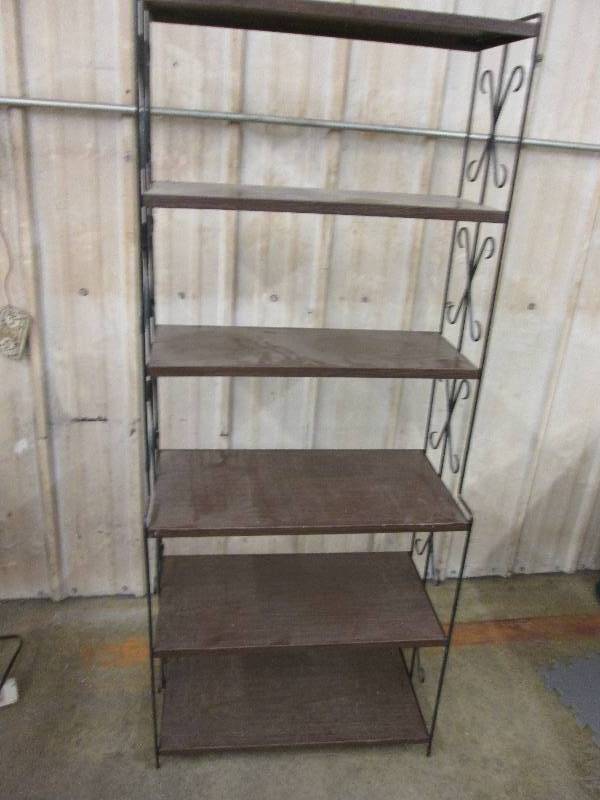 Metal Scrolled Shelving Unit...