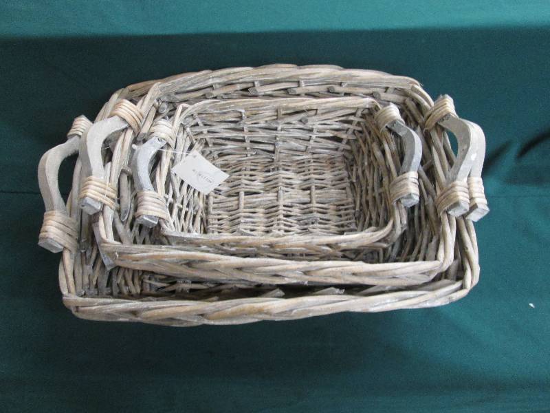 Set of 3 Woven Baskets with tags...