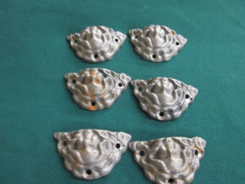Lot of 6 2.5 inch Cast Iron Holder...
