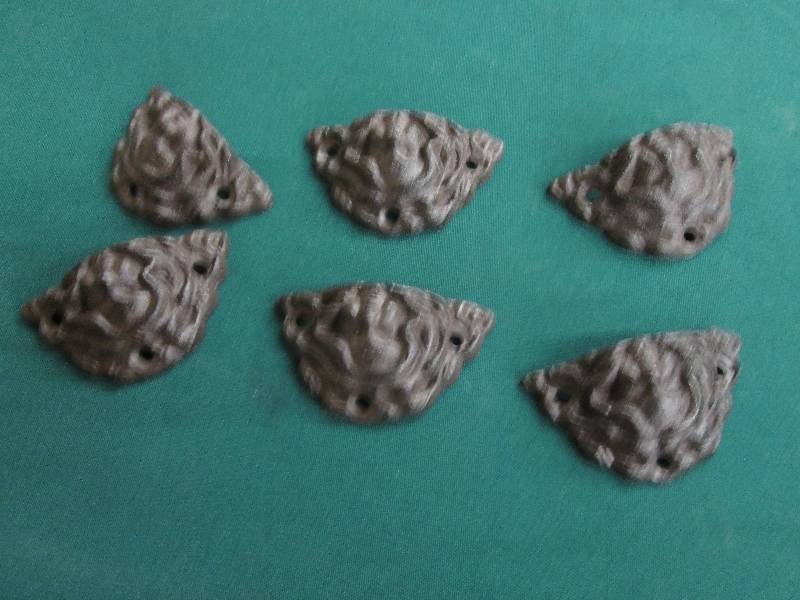 Lot of 6 2.5 inch Cast Iron Holder...