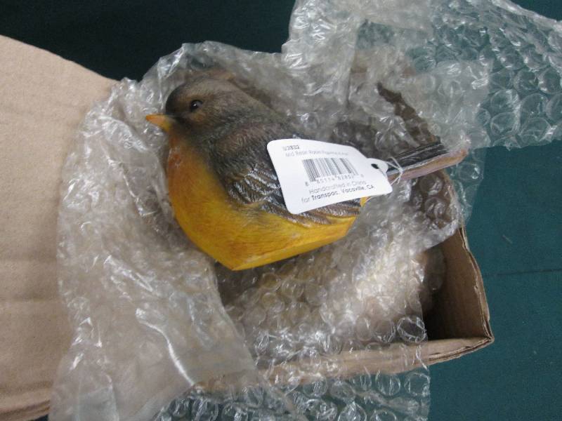 Lot of 4 Assorted Resin Robin Figur...