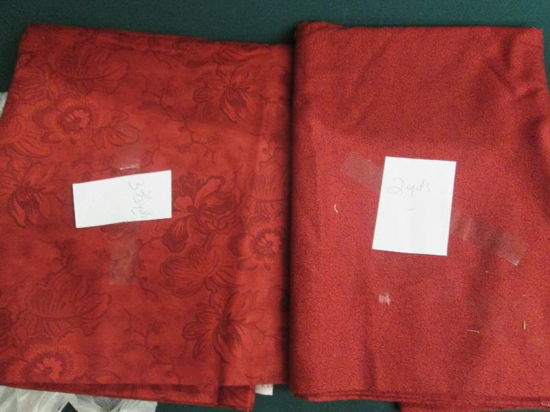 2 Coordinated Fabrics see yardages...