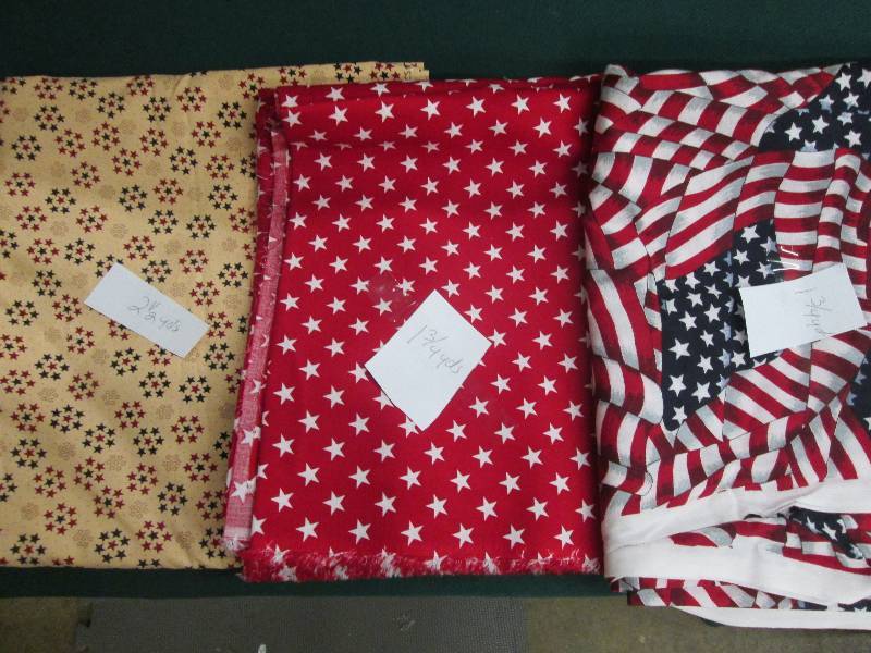 3 Coordinated Patriotic Fabrics see...